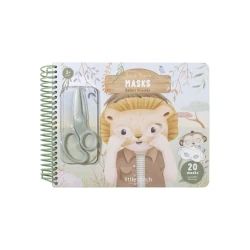 Kniha s vystřihovacími maskami Safari Friends