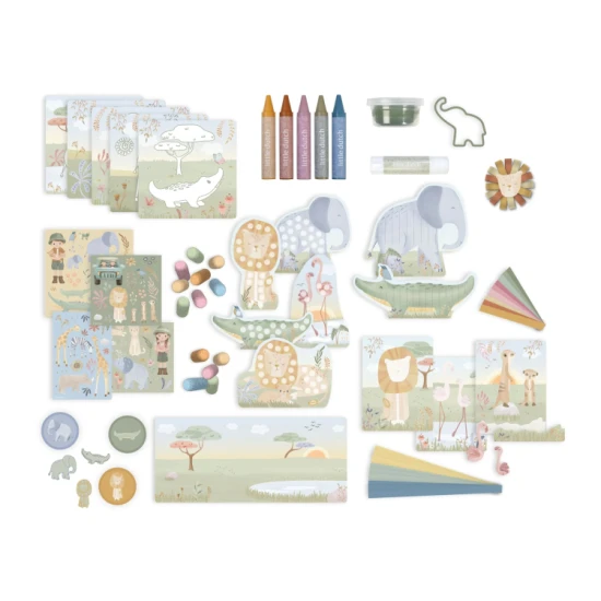 Kreativní sada Safari Friends – Little Dutch 126913LD