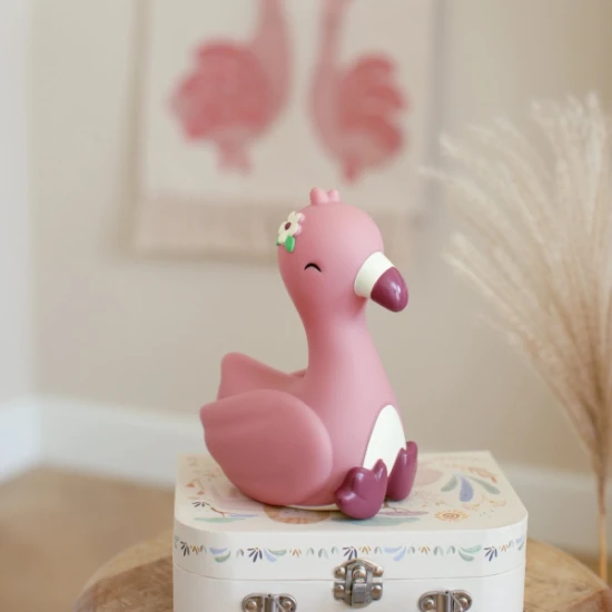 Noční lampička plameňák Safari Friends – Little Dutch 126916LD