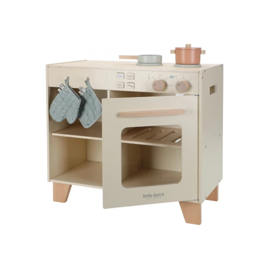 Dřevěná kuchyňka Little Dutch pro děti – realistická hračka na vaření a pečení