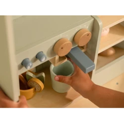 Kávovar dřevěný velký s příslušenstvím Coffee House