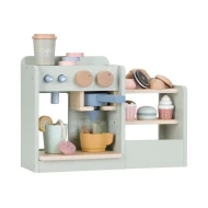 Kávovar dřevěný velký s příslušenstvím Coffee House