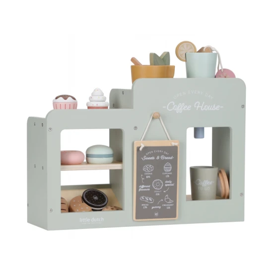 Kávovar dřevěný velký s příslušenstvím Coffee House Kávovar dřevěný velký s příslušenstvím Coffee House