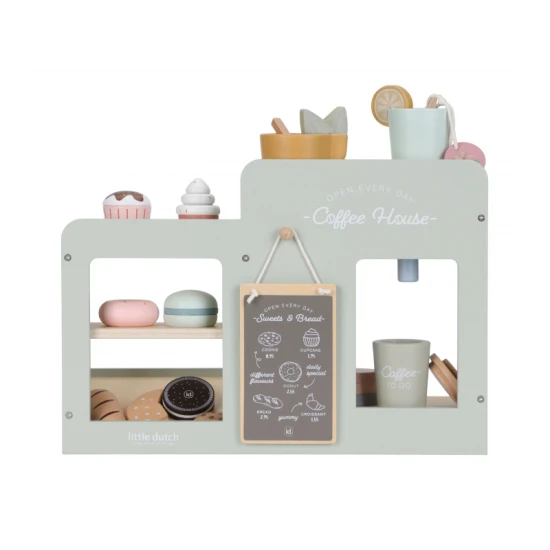 Kávovar dřevěný velký s příslušenstvím Coffee House Kávovar dřevěný velký s příslušenstvím Coffee House