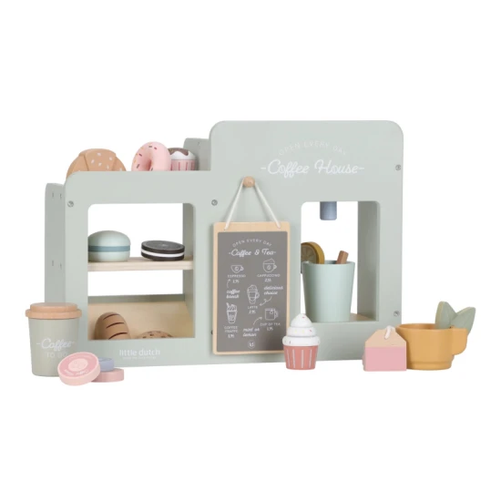 Kávovar dřevěný velký s příslušenstvím Coffee House Kávovar dřevěný velký s příslušenstvím Coffee House