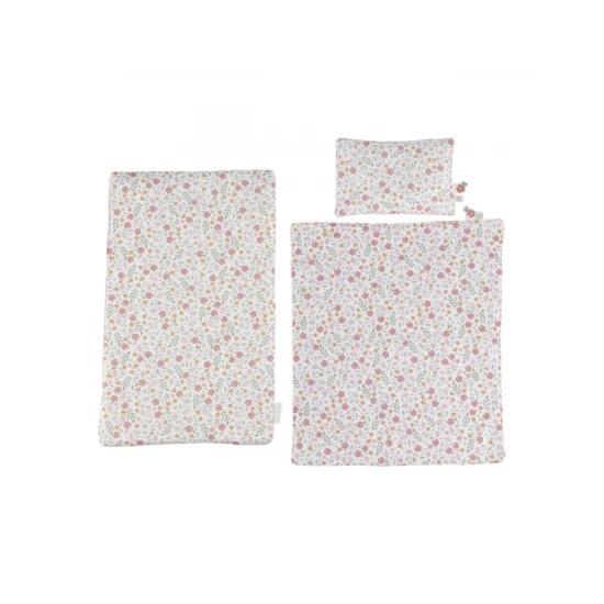 Postýlka pro panenky dřevěná s dekou Pink Postýlka pro panenky dřevěná s dekou Pink