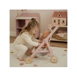 Kočárek pro panenky golfky Pink