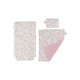 Kočárek pro panenky dřevěný s peřinkou Pink
