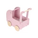 Kočárek pro panenky dřevěný s peřinkou Pink