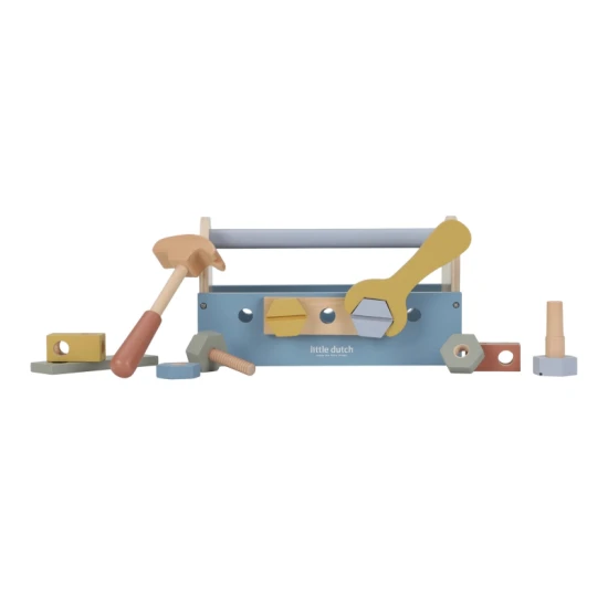 Box s nářadím dřevěný Blue Box s nářadím dřevěný Blue