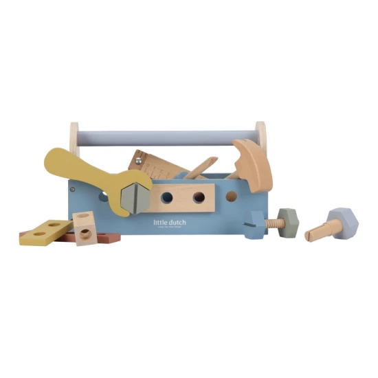 Box s nářadím dřevěný Blue Box s nářadím dřevěný Blue