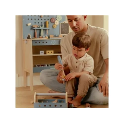 Box s nářadím dřevěný Blue