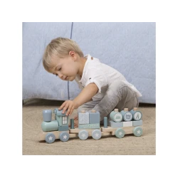 Vláček dřevěný Blue