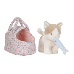 Kočka plyšová v kabelce