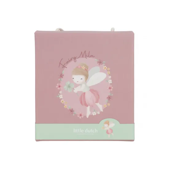 Něžná panenka víla Mila v růžových šatech s křídly, vhodná na hraní i mazlení