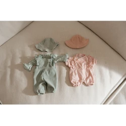 Oblečení pro panenku Baby Green Check