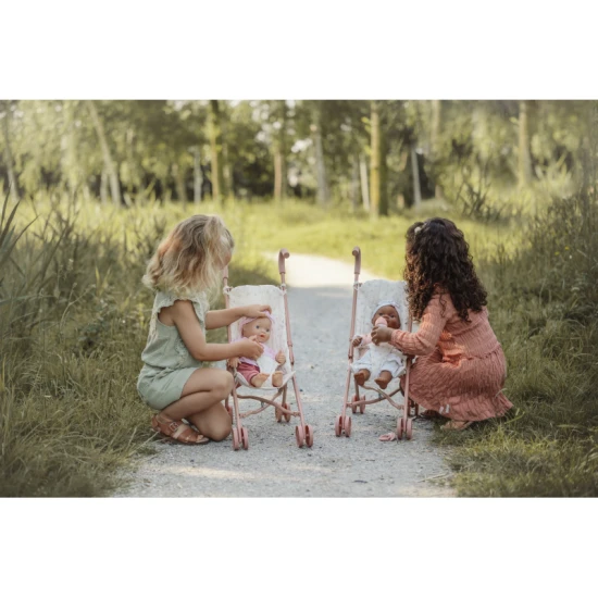 Little Dutch: Lehký a skládací kočárek pro panenky na cesty