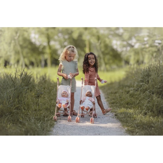 Little Dutch: Lehký a skládací kočárek pro panenky na cesty