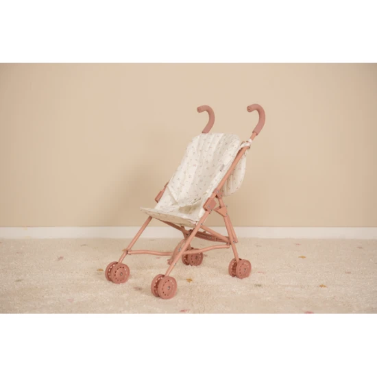 Little Dutch: Lehký a skládací kočárek pro panenky na cesty