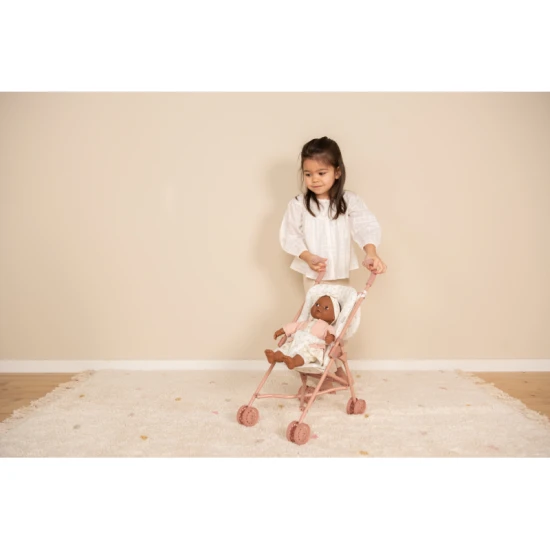 Little Dutch: Lehký a skládací kočárek pro panenky na cesty