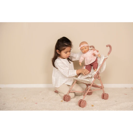 Little Dutch: Lehký a skládací kočárek pro panenky na cesty