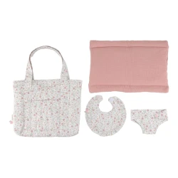 Přebalovací taška pro panenky Soft Flowers Přebalovací taška pro panenky Soft Flowers