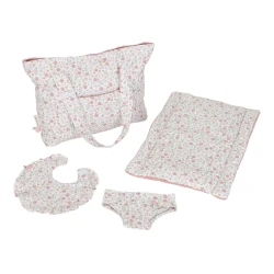 Přebalovací taška pro panenky Soft Flowers Přebalovací taška pro panenky Soft Flowers