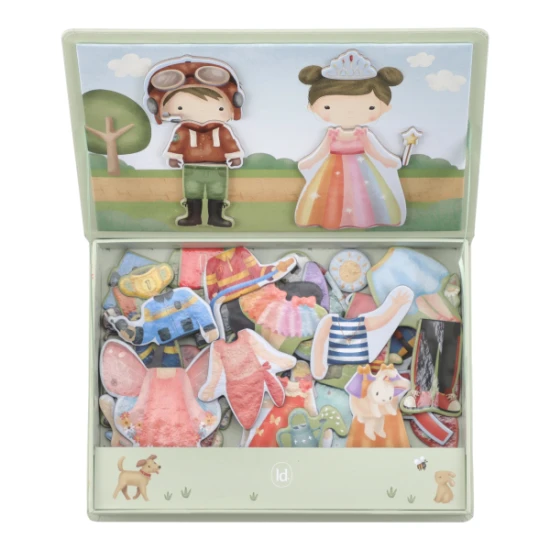 Magnetická hra Oblékací Jim & Rosa – Little Dutch 4784LD