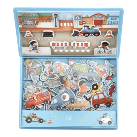 Magnetická hra doprava Jim – Little Dutch 4786LD