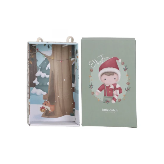 Vanocni panenka Jim Little Dutch 35 cm s cukrovou hulickou – plysova hracka pro deti
