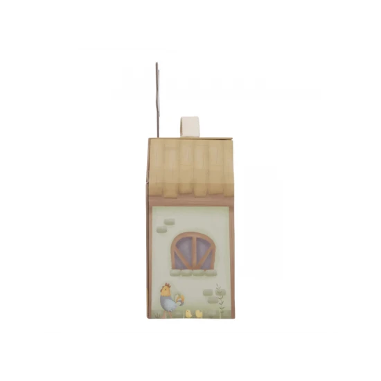 Dreveny vanocni betlem Little Dutch s 14 figurkami a kartonovou staji – hracka pro deti