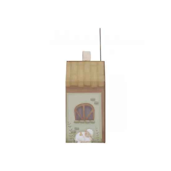 Dreveny vanocni betlem Little Dutch s 14 figurkami a kartonovou staji – hracka pro deti