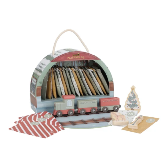 Adventní kalendář Vlakové nádraží – Little Dutch 4880LD