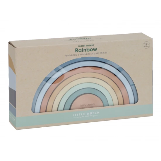 LITTLE DUTCH Duha Forest Friends Dřevěná skládačka Duha od Little Dutch