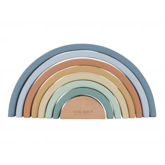 LITTLE DUTCH Duha Forest Friends Dřevěná skládačka Duha od Little Dutch
