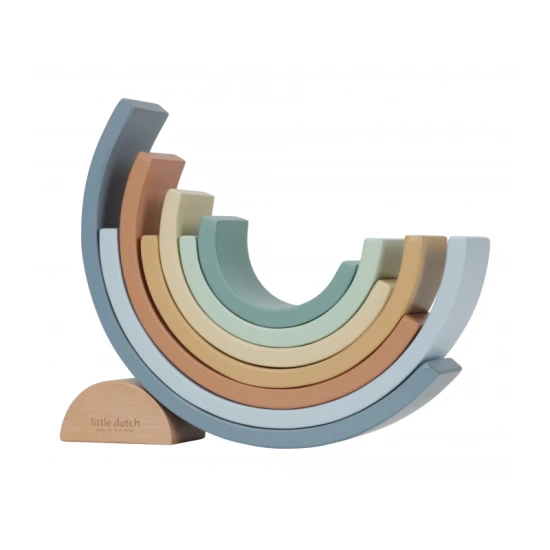 LITTLE DUTCH Duha Forest Friends Dřevěná skládačka Duha od Little Dutch