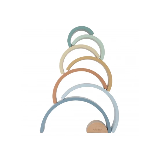 LITTLE DUTCH Duha Forest Friends Dřevěná skládačka Duha od Little Dutch