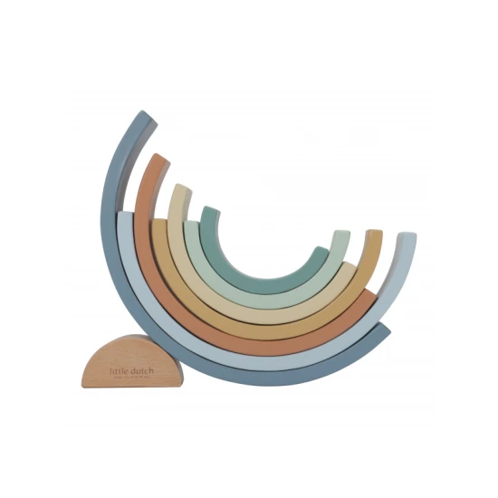 LITTLE DUTCH Duha Forest Friends Dřevěná skládačka Duha od Little Dutch
