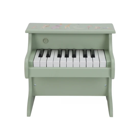 Little Dutch Piano dřevěné Green Safari Friends 7476LD