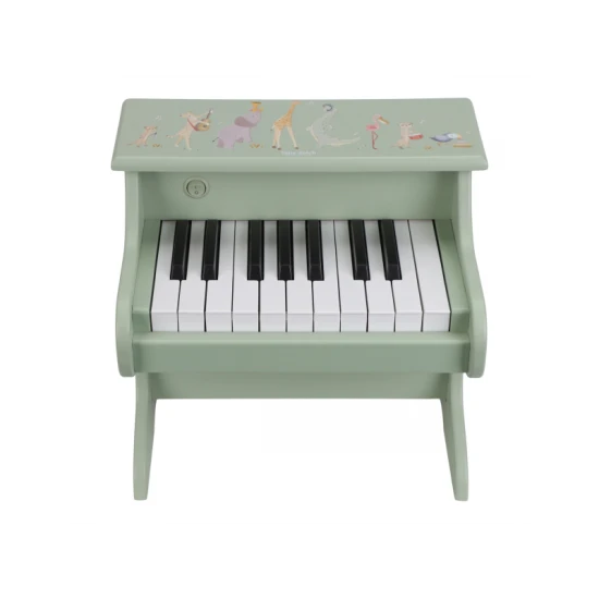 Little Dutch Piano dřevěné Green Safari Friends 7476LD