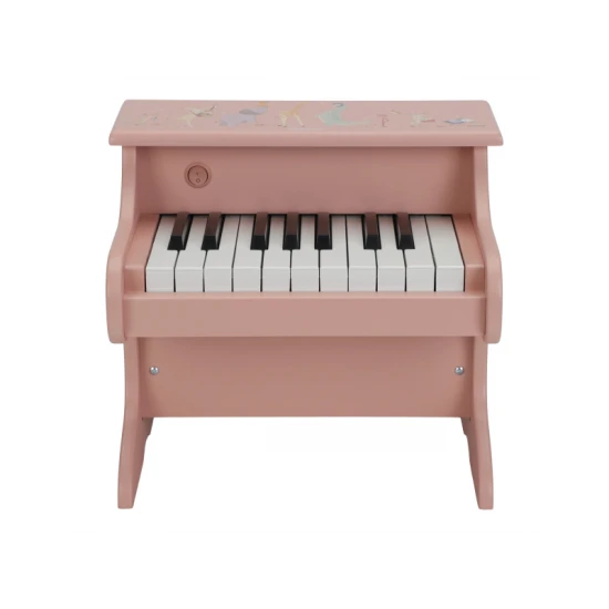 Little Dutch Piano dřevěné Pink Safari Friends 7477LD