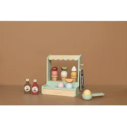 Dřevěný zmrzlinový stánek