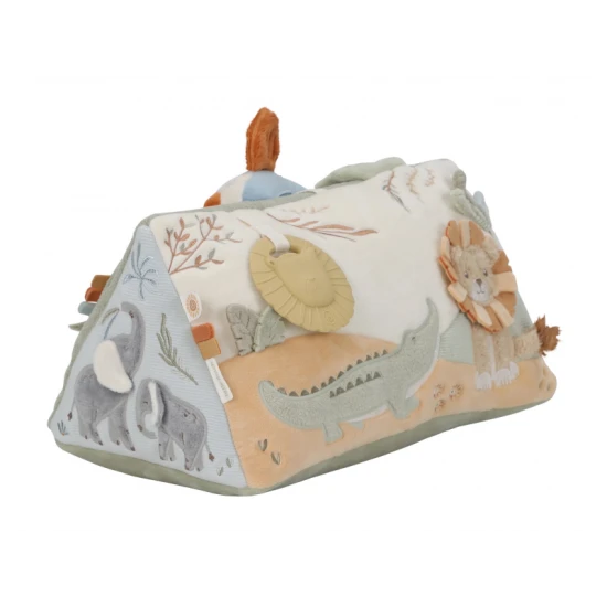 Little Dutch Polštářek trojhranný s aktivitami Safari Friends 8323LD