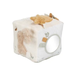 Kostka textilní s aktivitami Newborn Naturals