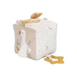 Kostka textilní s aktivitami Newborn Naturals Kostka textilní s aktivitami Newborn Naturals
