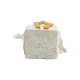 Textilní hrací kostka Newborn Naturals – zábava pro miminko	