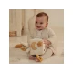 Textilní hrací kostka Newborn Naturals – zábava pro miminko	