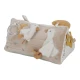 Tříhranný polštářek s aktivitami Newborn Naturals od Little Dutch