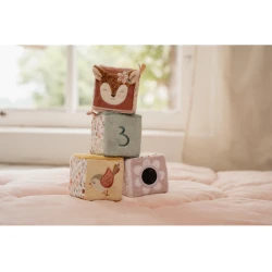 Textilní kostky Fairy Garden 4 ks