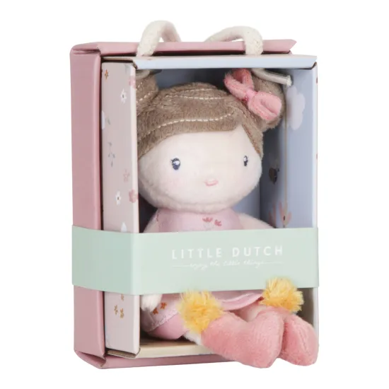 LITTLE DUTCH Panenka Rosa Nádherná panenka jménem Rosa z měkkého jemného materiálu ve velikosti 10 cm od Little Dutch.
